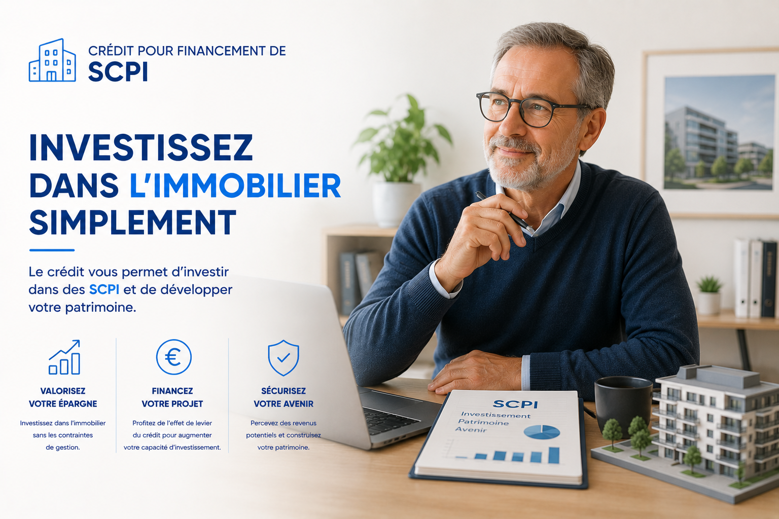 Crédit pour financement de SCPI