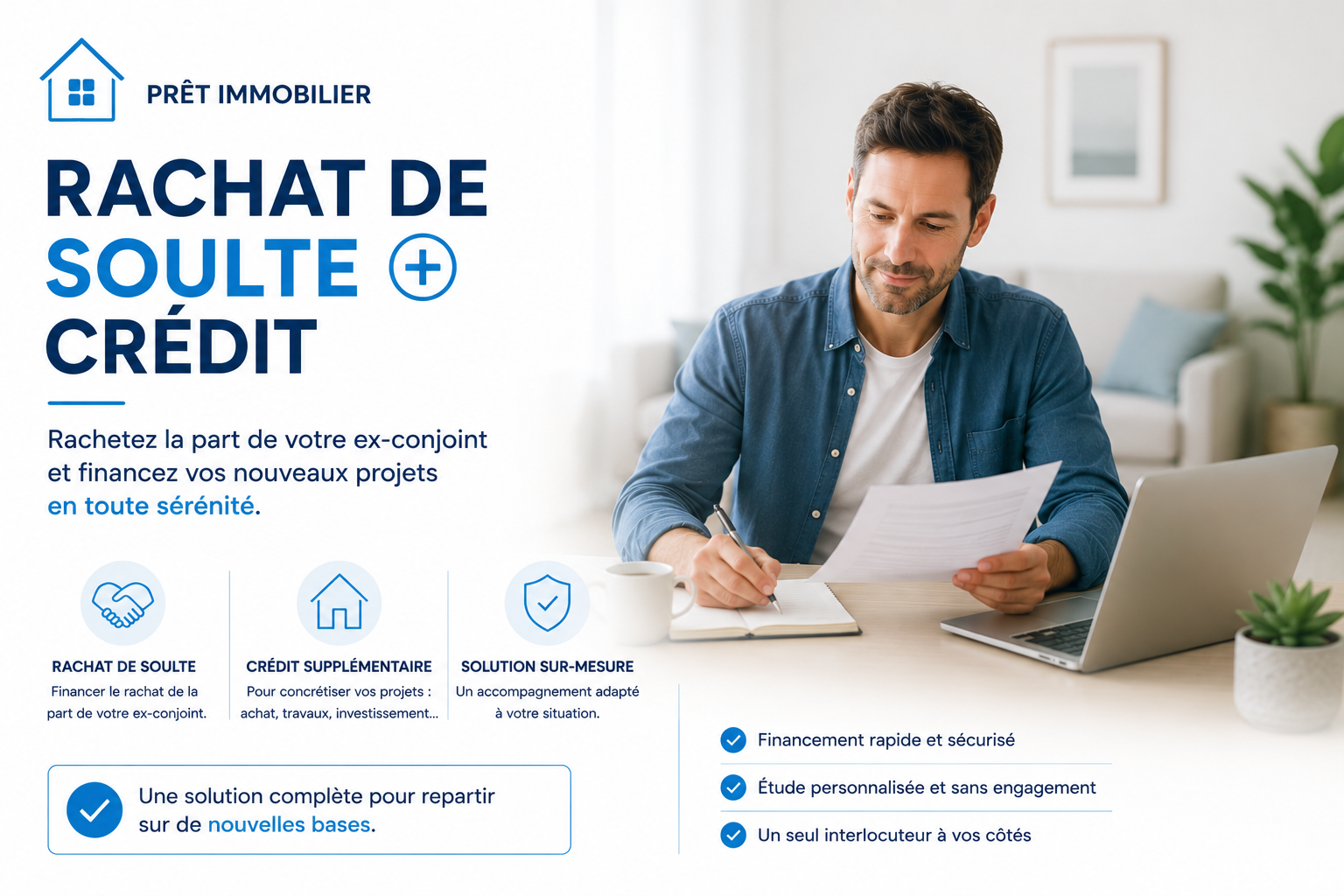 Rachat de soulte + crédit
